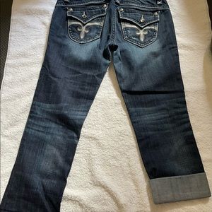 Rock Revival Womens Capri Jeans Sz. 28